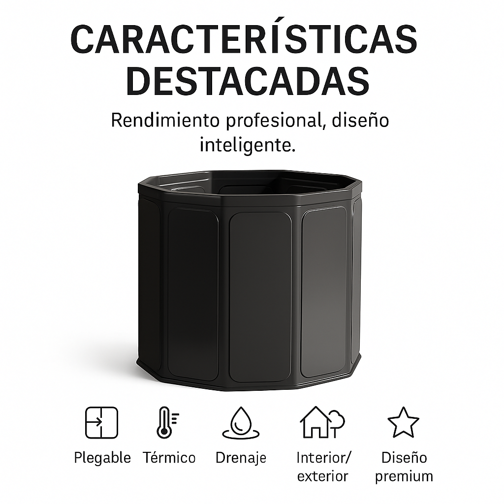 Bañera Portátil de Hielo Plegable